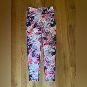 Gap floral print leggings. Size:XL girls